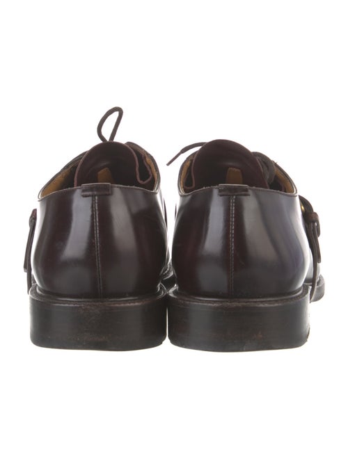 Valentino Rockstud Accents Leather Derby Shoes