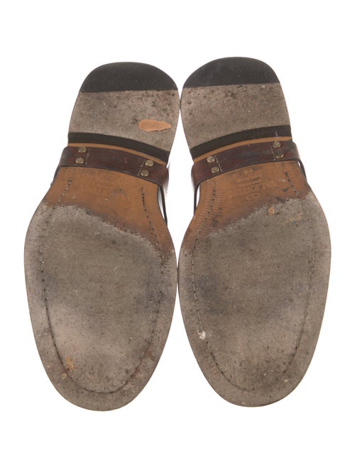 Valentino Rockstud Accents Leather Derby Shoes