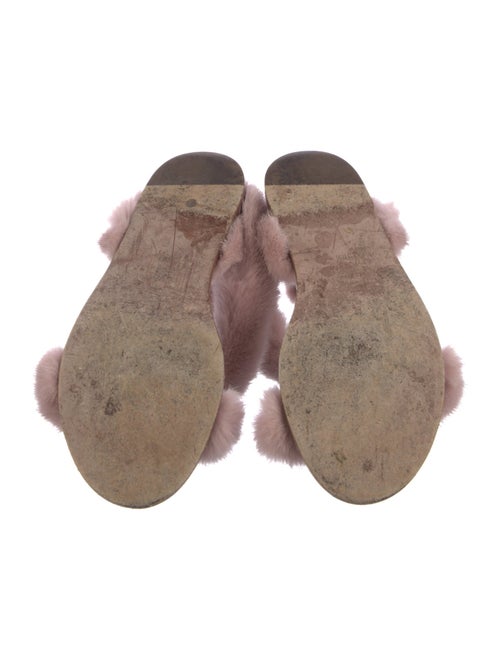 Valentino Fur Sandals