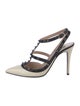Valentino Rockstud Accents Leather T-Strap Pumps