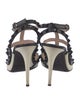 Valentino Rockstud Accents Leather T-Strap Pumps