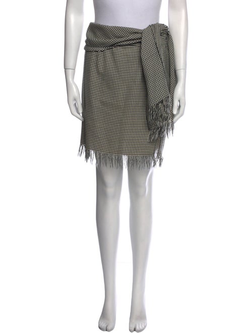 Valentino Plaid Print Knee-Length Skirt