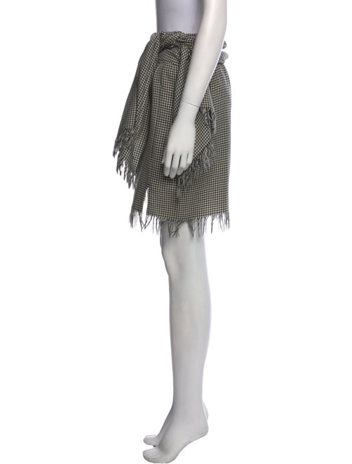 Valentino Plaid Print Knee-Length Skirt