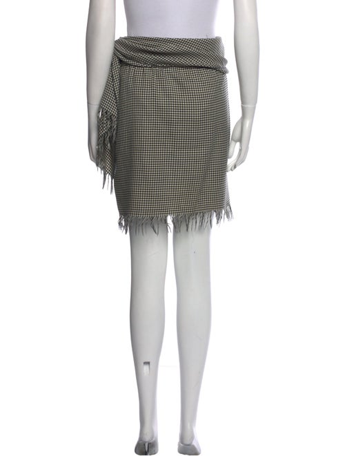 Valentino Plaid Print Knee-Length Skirt