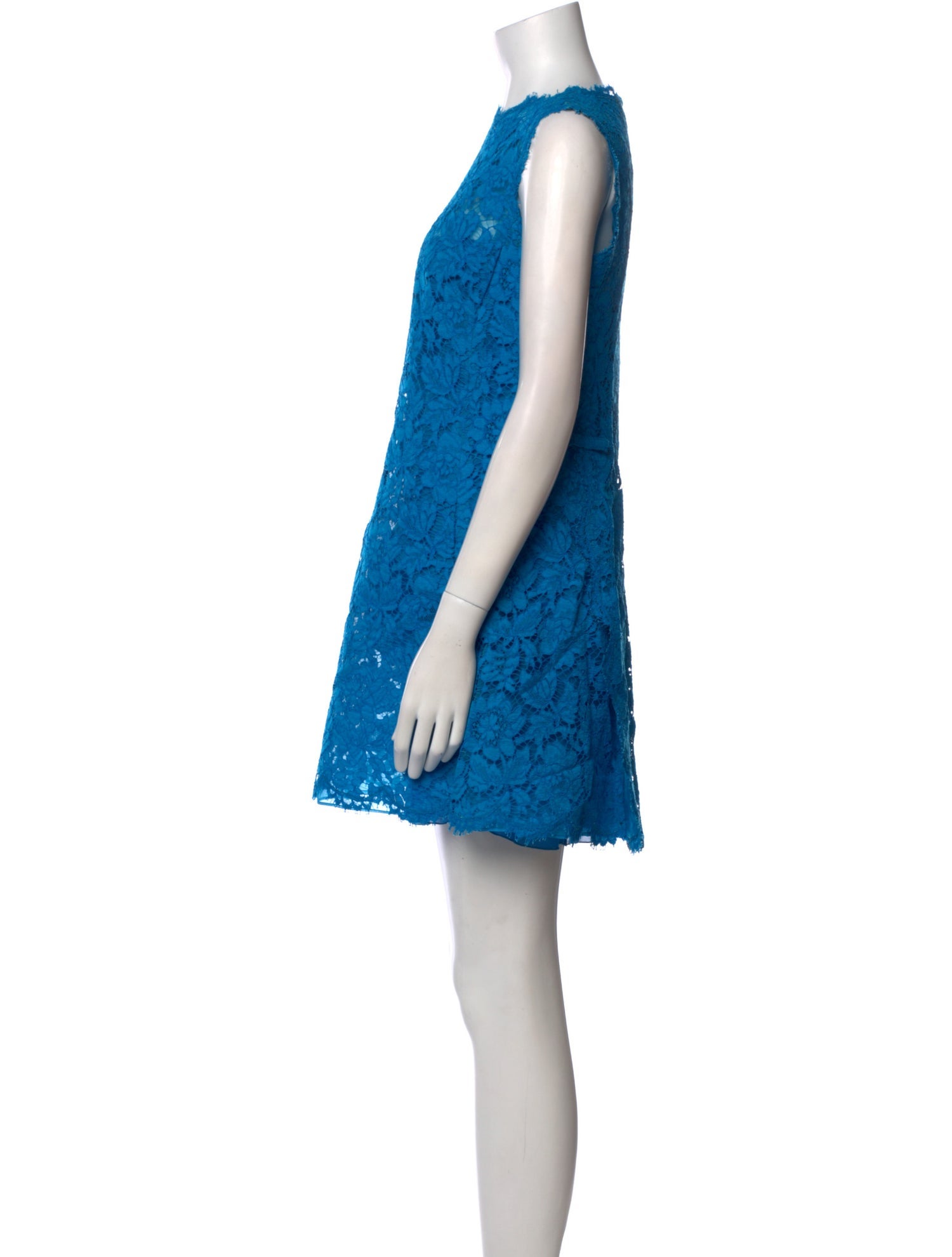 Valentino Bateau Neckline Mini Dress