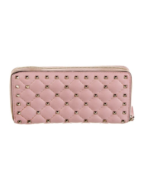 Valentino Rockstud Continental Wallet Leather Continental Wallet