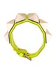 Valentino Leather Large Rockstud Wrap Bracelet