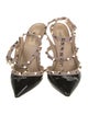 Valentino Rockstud Accents Patent Leather Pumps