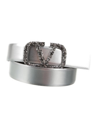 Valentino Reversible Leather Belt