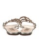 Valentino Rockstud Accents Leather Slides