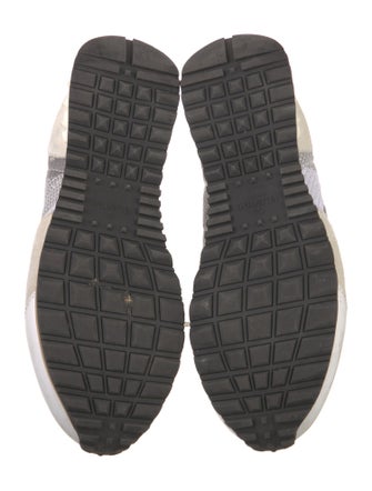 Valentino Mesh Camouflage Print Sneakers
