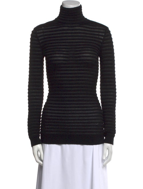 Valentino Striped Turtleneck Sweater
