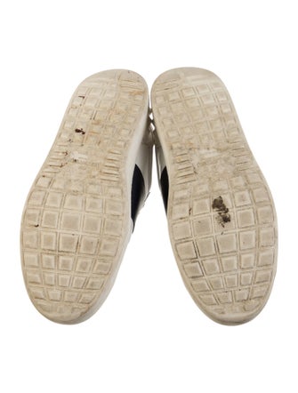 Valentino Rockstud Accents Leather Sneakers