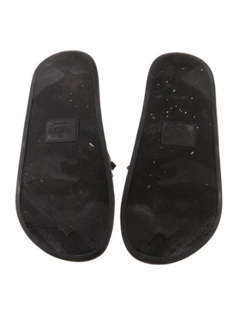 Valentino Rockstud Accents Rubber Slides