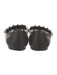 Valentino Rockstud Accents Leather Ballet Flats