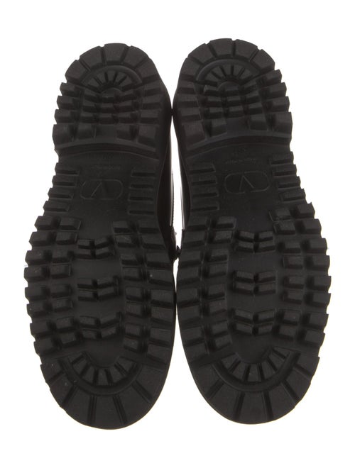 Valentino Signature Logo Leather Loafers