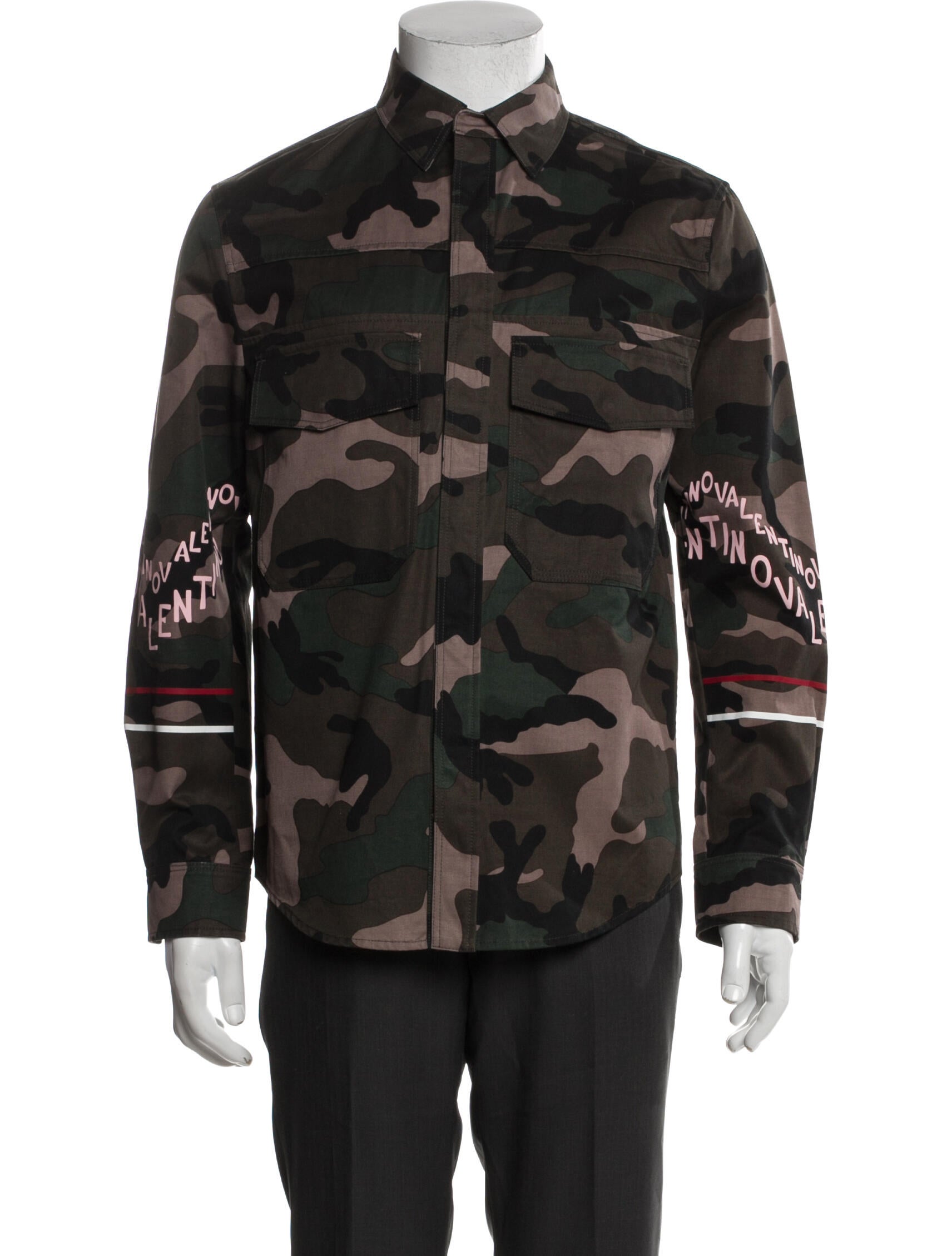 Valentino Printed Utility Jacket