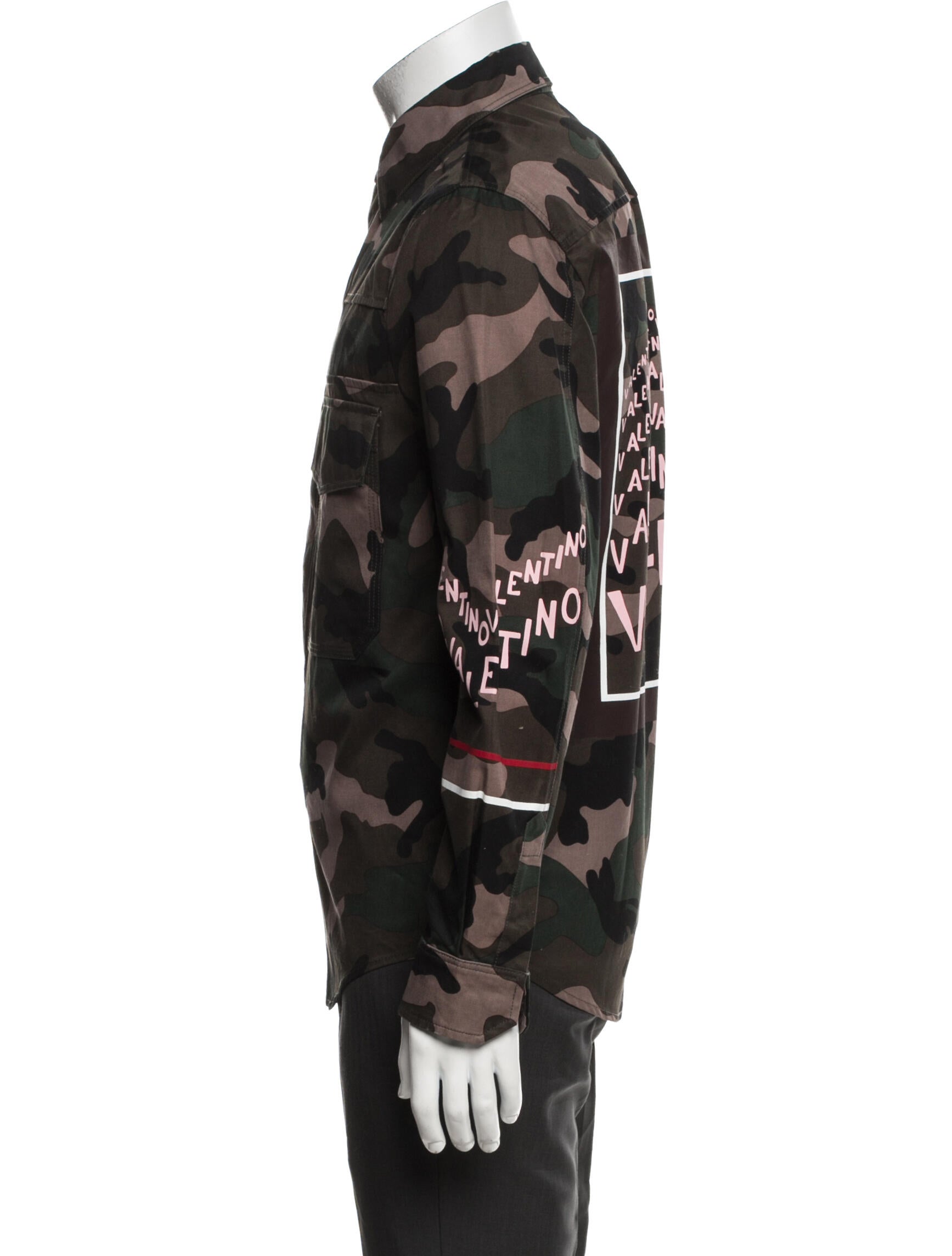 Valentino Printed Utility Jacket
