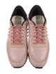 Valentino Leather Studded Accents Athletic Sneakers