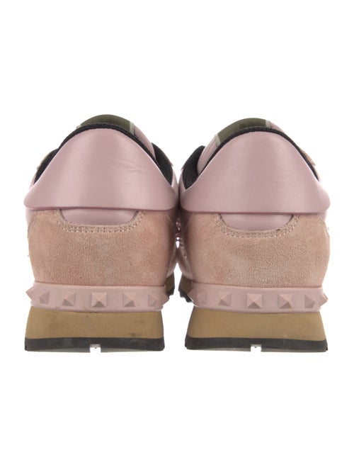 Valentino Leather Studded Accents Athletic Sneakers