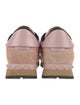 Valentino Leather Studded Accents Athletic Sneakers