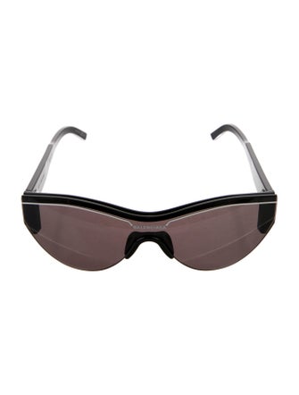 Valentino Rockstud Accents Shield Sunglasses