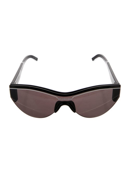 Valentino Rockstud Accents Shield Sunglasses