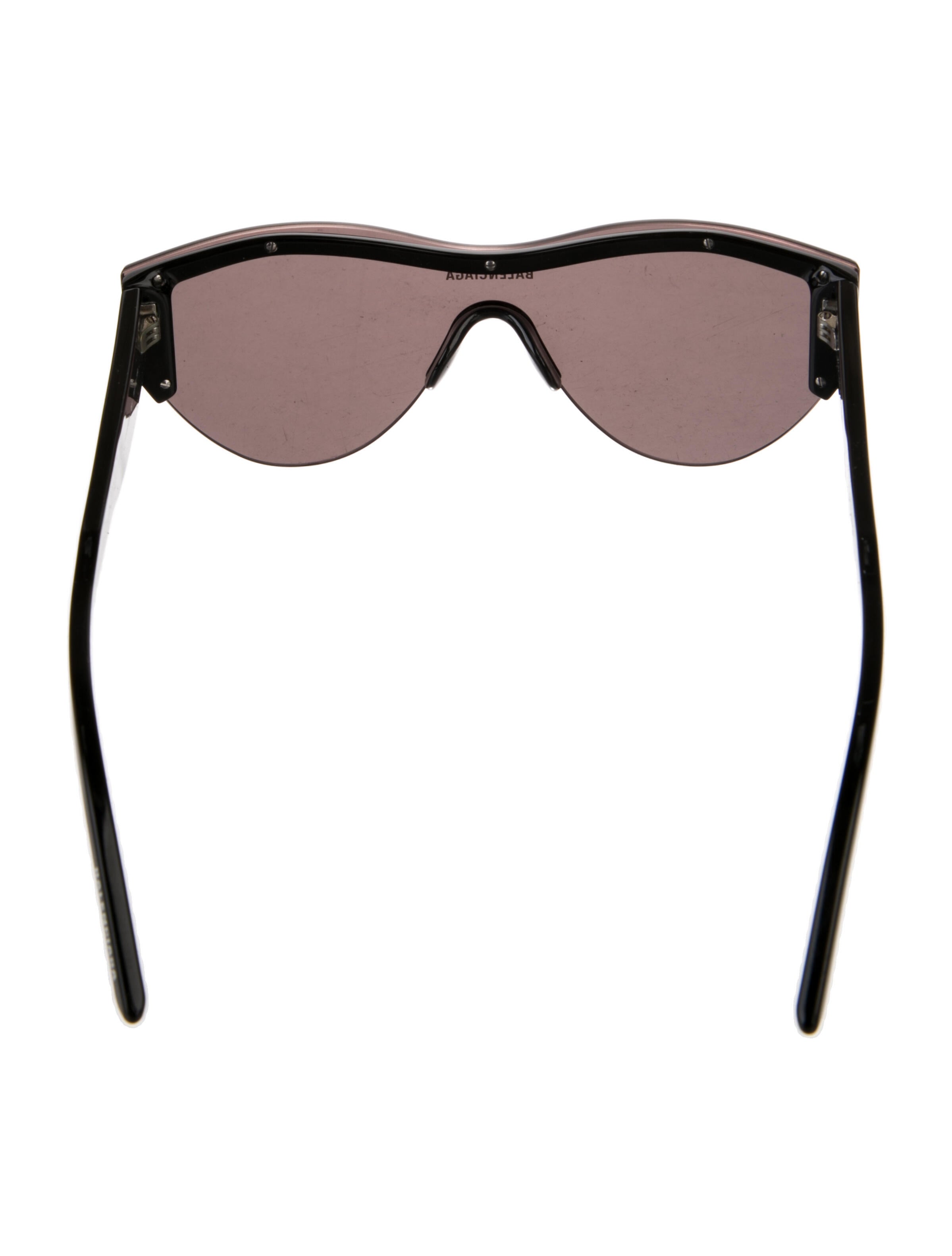 Valentino Rockstud Accents Shield Sunglasses