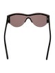 Valentino Rockstud Accents Shield Sunglasses