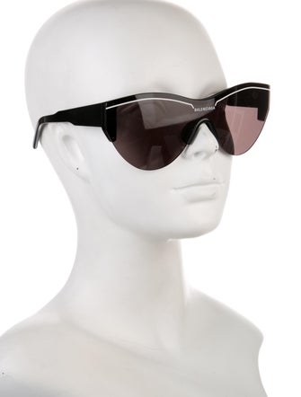 Valentino Rockstud Accents Shield Sunglasses