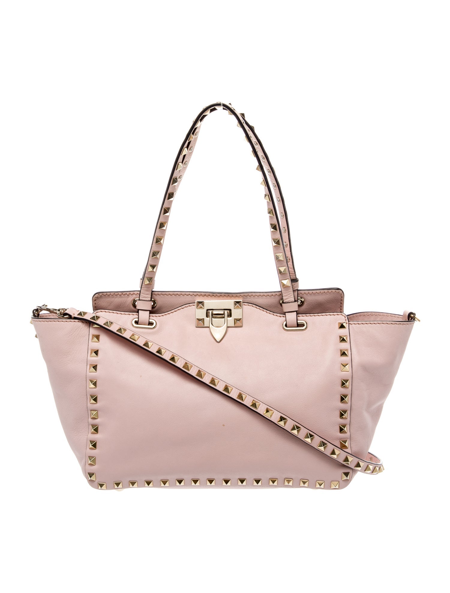 Valentino Rockstud Top Handle Bag