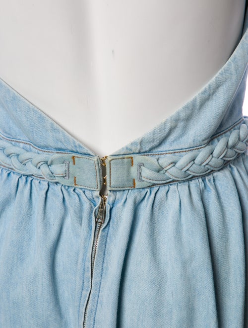 Valentino V-Neck Long Dress