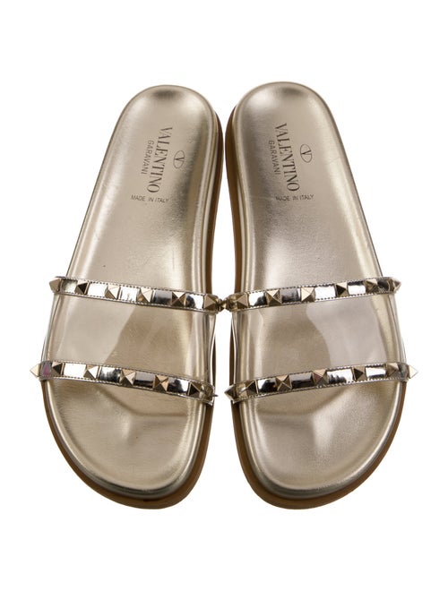 Valentino Leather Slides