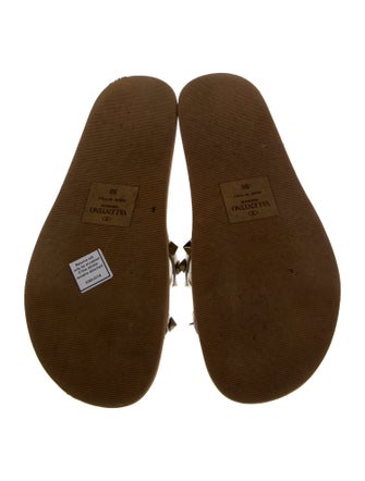 Valentino Leather Slides