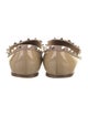 Valentino Rockstud Accents Patent Leather Flats