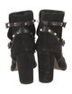 Valentino Rockstud Accents Suede Boots