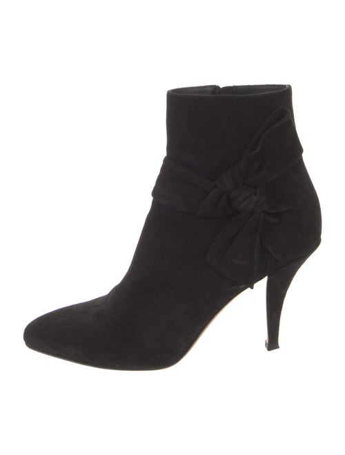 Valentino Suede Bow Accents Boots