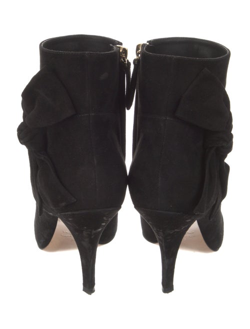 Valentino Suede Bow Accents Boots