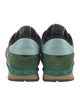 Valentino Rockstud Accents Leather Athletic Sneakers