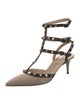 Valentino Rockstud Accents Leather Gladiator Sandals