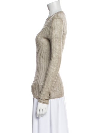 Valentino Linen Crew Neck Sweater