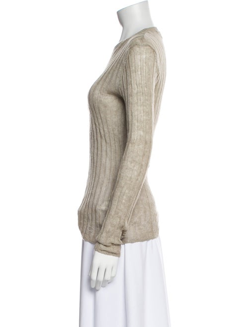Valentino Linen Crew Neck Sweater