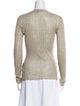 Valentino Linen Crew Neck Sweater