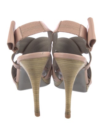 Valentino Rockstud Accents Leather Slingback Pumps