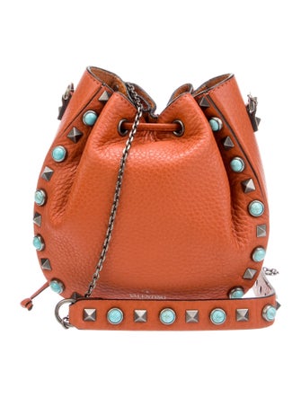 Valentino Leather Bucket Bag