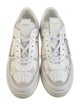 Valentino Leather Printed Sneakers