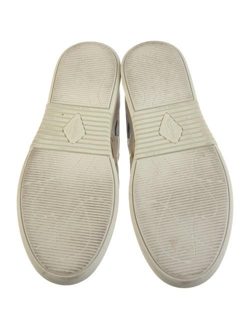 Valentino Leather Printed Sneakers