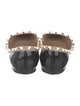 Valentino Rockstud Accents Patent Leather Flats
