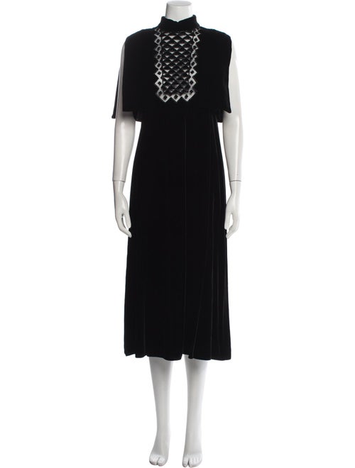 Valentino Turtleneck Long Dress