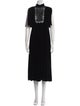 Valentino Turtleneck Long Dress
